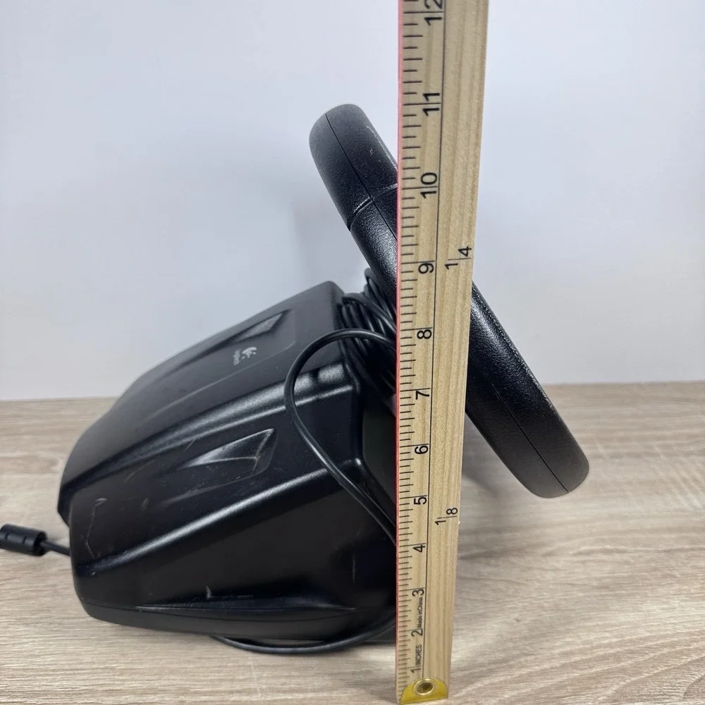 Logitech NASCAR Racing Wheel Controller Black Untested Vintage Gaming Wheel